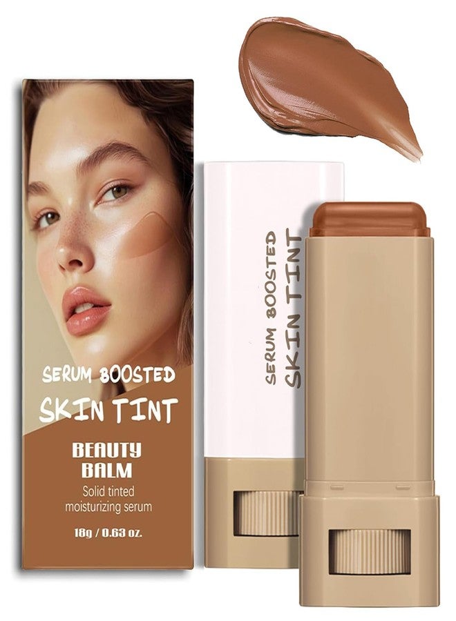 PERVALA 2 Pcs Beauty Balm Serum Boosted Skin Tint, Hydrating Concealer Stick, Lightweight Solid Tinted, Moisturizer Contour Stick Foundation for Women, Natural & Flawless Finish（#3） - Image 1